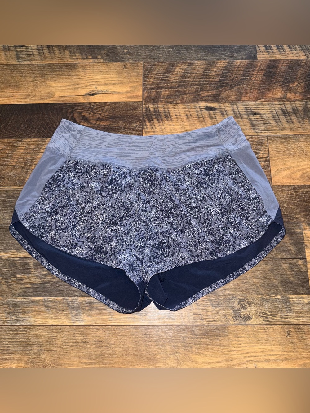 Outdoor Voices Light Blue Textured Activewear Top